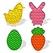 JoFAN 4 Pack Easter Fidget Sensory Pop Toys for Kids Boys Girls Toddlers Easter Basket Stuffers Stress Relief Gifts Party Favors - Image 3
