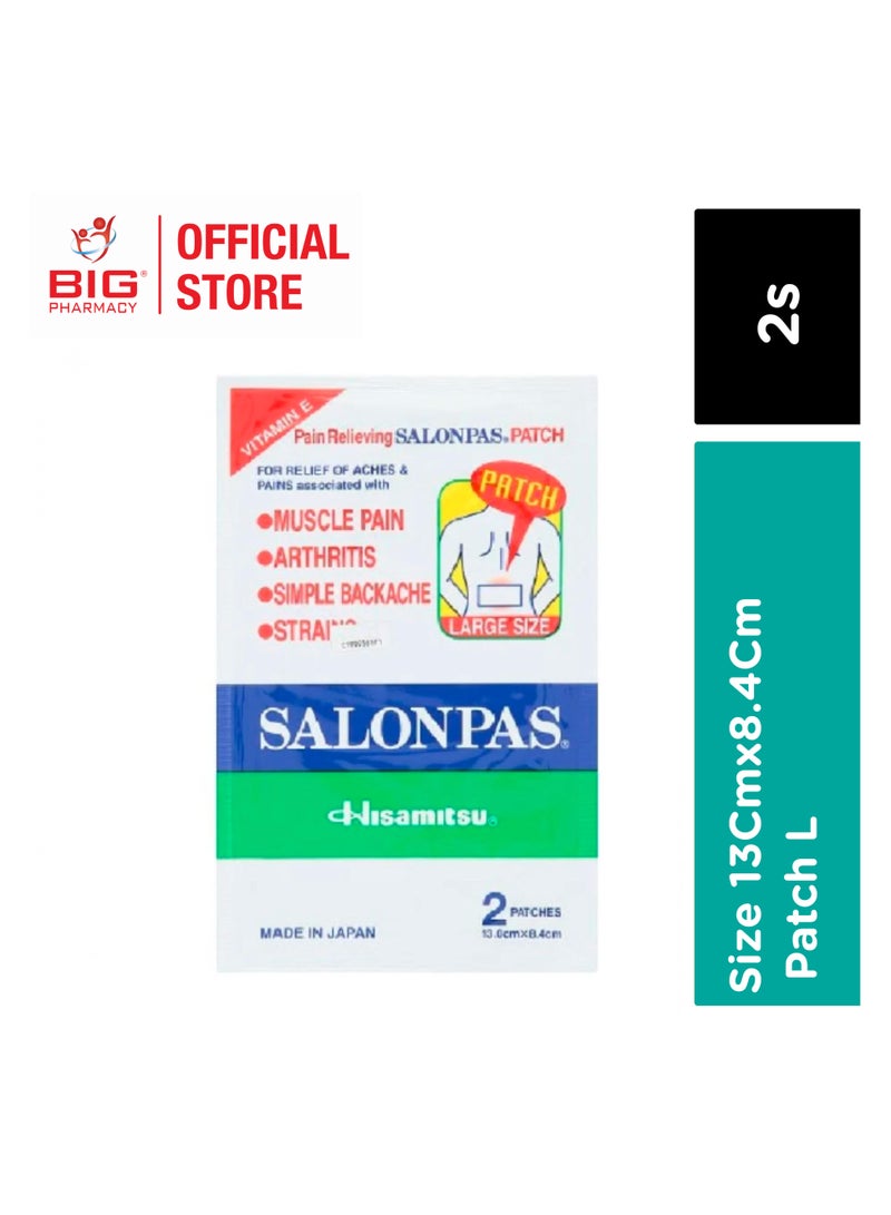 هيساميتسو مسكن للآلام كبير 2 لصقة 13 سم × 8.4 سم - Image 5