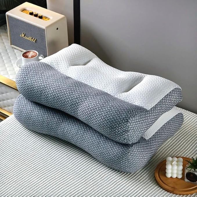 KOIME KOIME Orthopedic Memory Foam Bed Pillow for Sleeping Neck Pain Relief Soft Yet Supportive Suitable for Side Back Sleepers Pack of 012024 - Image 5