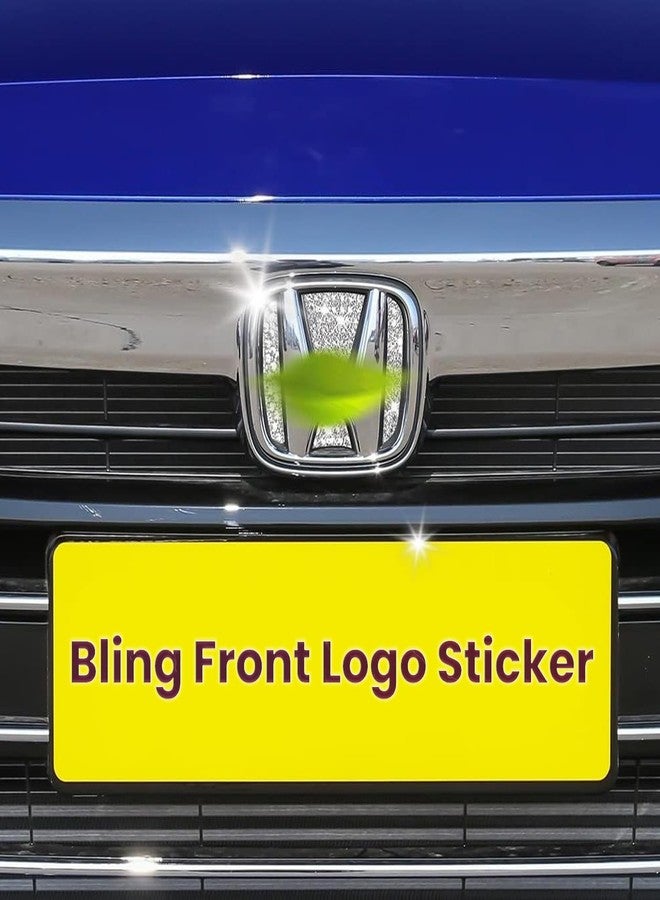 CUCHIYUN Bling Crystal Car Front Emblem Cover Sticker Compatible with Honda 10th Gen Civic Sedan 2022 2021 2020 2019 2018 (car Front Logo) - Image 5