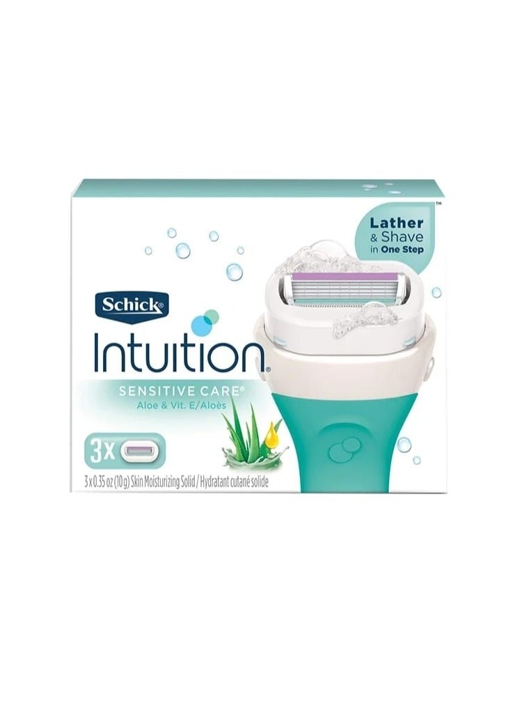 schick 3-Cartridges Intuition Green 10grams - Image 1
