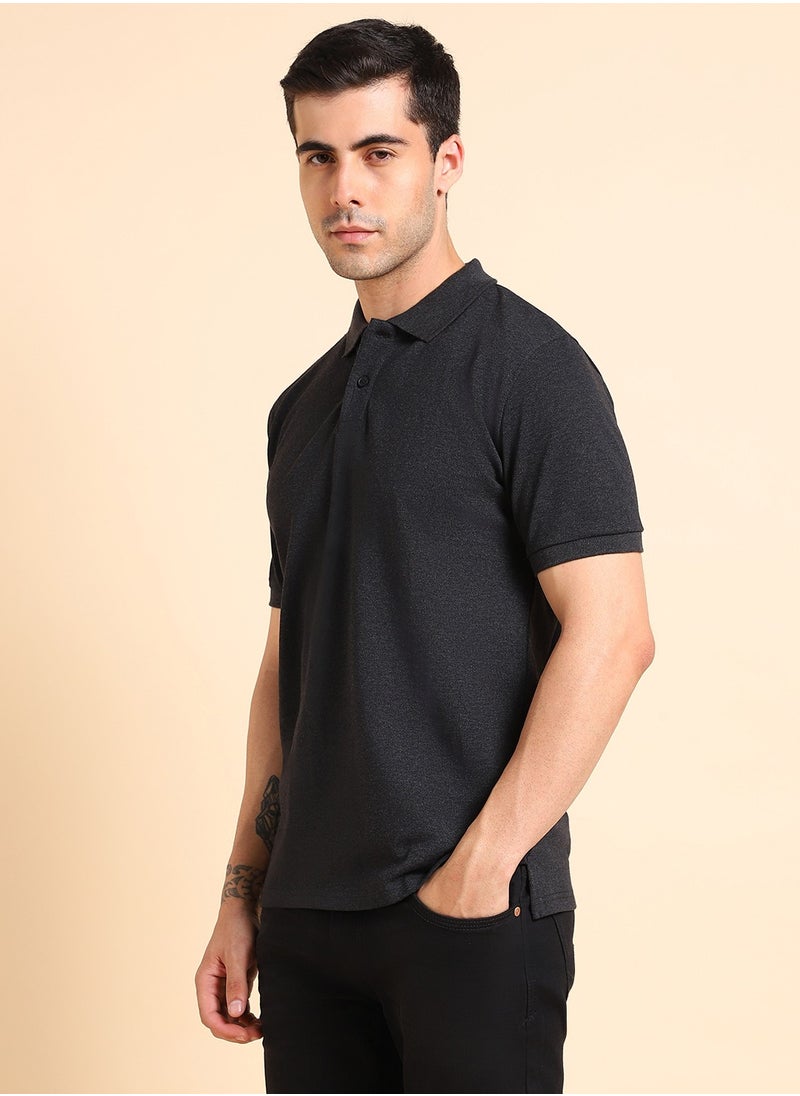 Dennis Lingo Grey T-Shirt for Men, 100% Cotton, Regular Fit  - Image 5