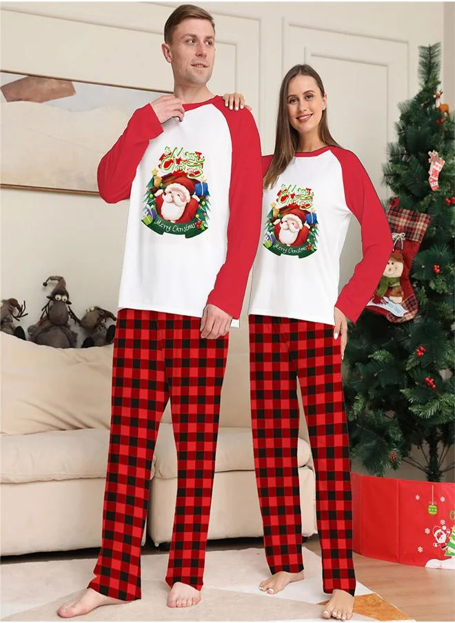 babyqlo Christmas Tree printed t-shirt with printed pajama set for female