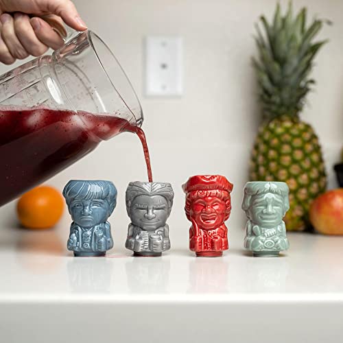 Geeki Tikis The Goonies Mini Muglet 4-Pack | Mikey, Data, Chunk, Mouth | Tumbler Cocktail Glasses, Tropical Drinkware For Home Barware Set | '80s Movies Gifts and Collectibles | Each Holds 2 Ounces - Image 5