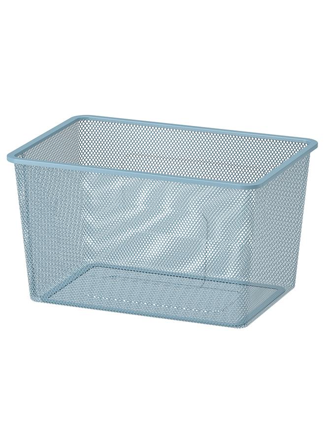 Zaboon Mesh Storage Box, Grey-Blue, 42X30X23 Cm - Image 1