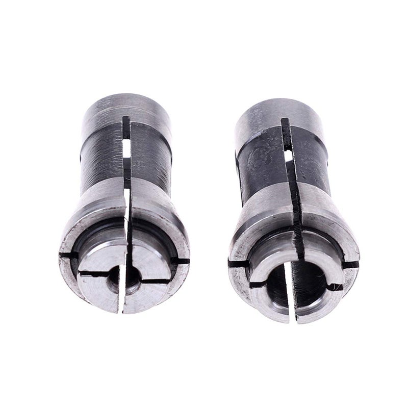 YXCCSE 4 Pack Die Grinder Collet Grinding Machine Clamping Collet,2 Pack 3mm and 2 Pack 6mm Die Grinder Collet Grinding Machine Clamping Collet Adapter 1/4" and 1/8" Arbors Shanks - Image 3