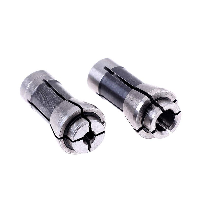 YXCCSE 4 Pack Die Grinder Collet Grinding Machine Clamping Collet,2 Pack 3mm and 2 Pack 6mm Die Grinder Collet Grinding Machine Clamping Collet Adapter 1/4" and 1/8" Arbors Shanks - Image 2