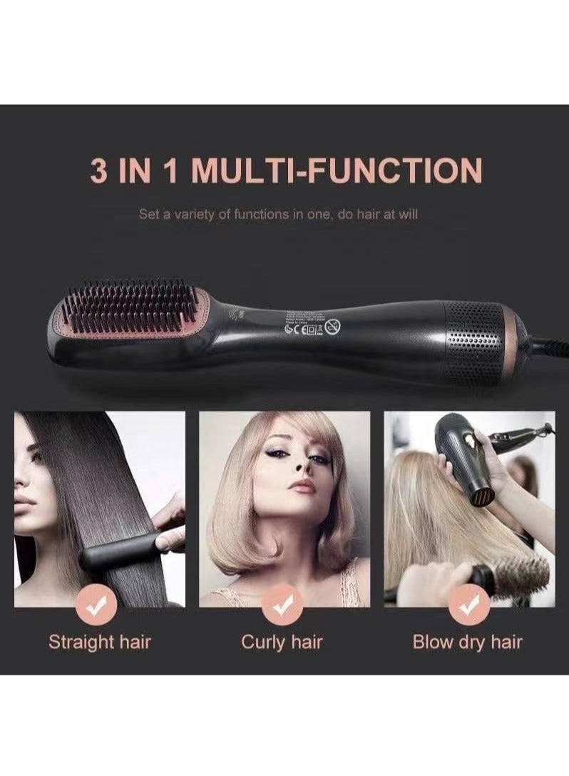 عام فرشاة مجفف الشعر المحترفة ومملس الشعر والمشط، 1200 واط، سيراميك تورمالين أيوني، فرشاة هواء ساخن، 3 إعدادات حرارية، جهاز مجفف ومصفف شعر متعدد الاستخدامات لجميع أنواع الشعر - Image 3