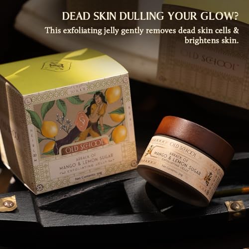 Old School Rituals Mango & Lemon Sugar Exfoliating Jelly | Natural Face Scrub for Radiant Glow & Intense Hydration | Gently Removes Dead Skin, Impurities & Revitalizes Dull Skin | Enriched with Mango & Lemon Extracts | 50g - Image 2