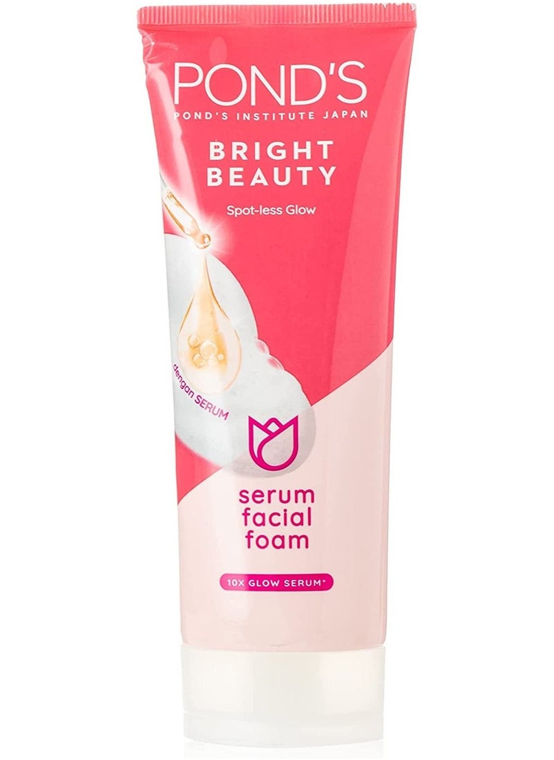 Pond's - Bright Beauty Serum Facial Foam With Vitamin B3 Spotless Glow For Brighter Glowing Skin 100 Gm - Image 1