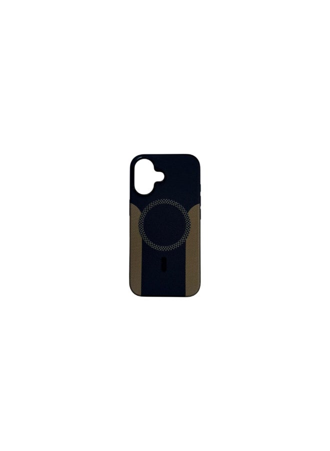Maxora iPhone 16 Leather Case Magsafe, Black - Image 1