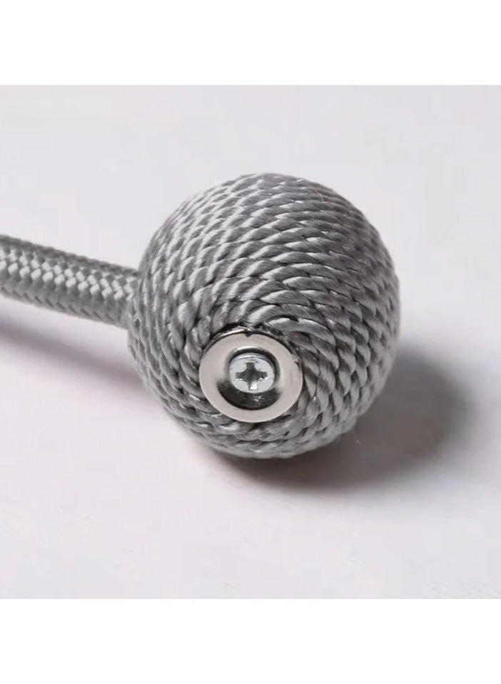 مجموعة من 4 قطع من مشابك تثبيت الستائر المغناطيسية الإبداعية، مثبتات أنيقة لستائر النوافذ، ديكورات نوافذ المنزل لغرفة المعيشة وغرفة النوم والشرفة - Image 3