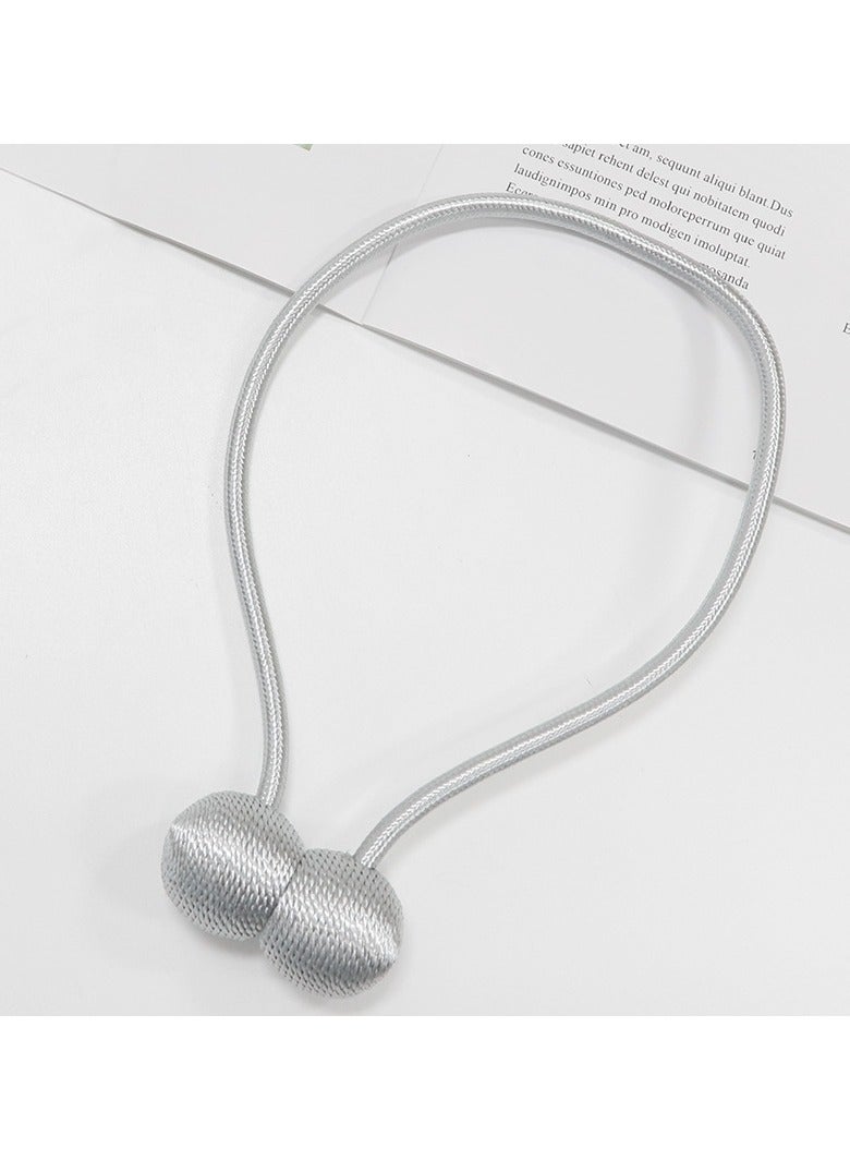 مجموعة من 4 قطع من مشابك تثبيت الستائر المغناطيسية الإبداعية، مثبتات أنيقة لستائر النوافذ، ديكورات نوافذ المنزل لغرفة المعيشة وغرفة النوم والشرفة - Image 2