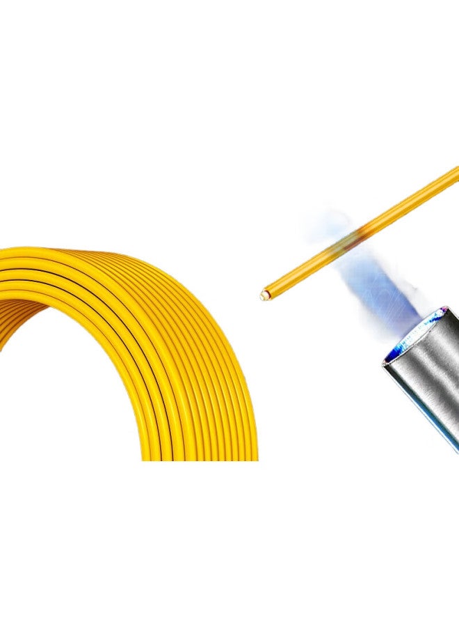 Samzhe Fiber Optic Patch Cable, Telecom-Grade Fc-Fc Single-Mode Single-Core, Low Zero Halogen Environmentally Friendly Home Fiber Optic Cable, Transceiver Pigtail, 3 Meters G0-Fcfc03 - Image 3