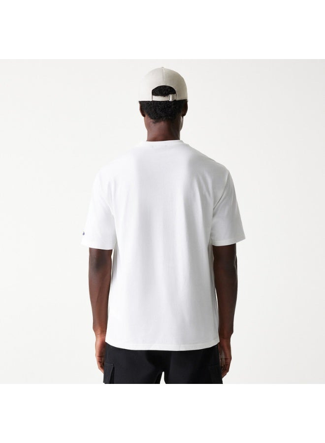 NEW ERA NBA DISTRESSED OS TEE LOSLAK  WHI - Image 3