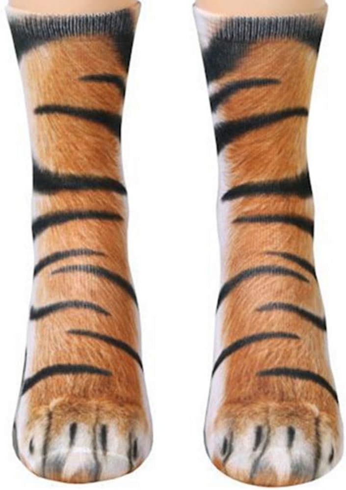 NDLBS Funny Christmas Gifts Novelty 3D Animal Paw Socks Stocking Stuffers for Adult Women Men Teens Gag White Elephant Gifts - Image 3