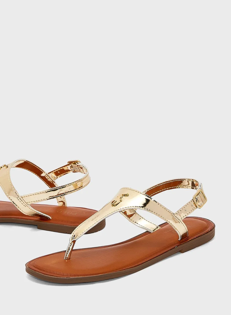 POLO RALPH LAUREN Youth Tierney Iv Slip On Sandals