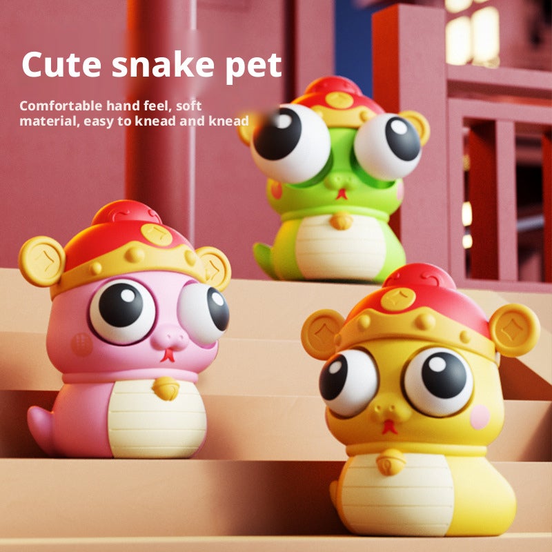 Snake Year Creative Decompression Squeeze Toy with Popping Bubbles - Image 4