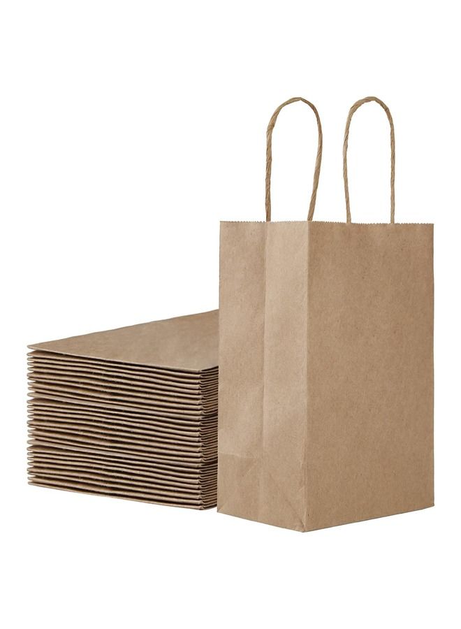 كيس ورق 10 قطع بني مقاس 15×12×6 سم - Image 2
