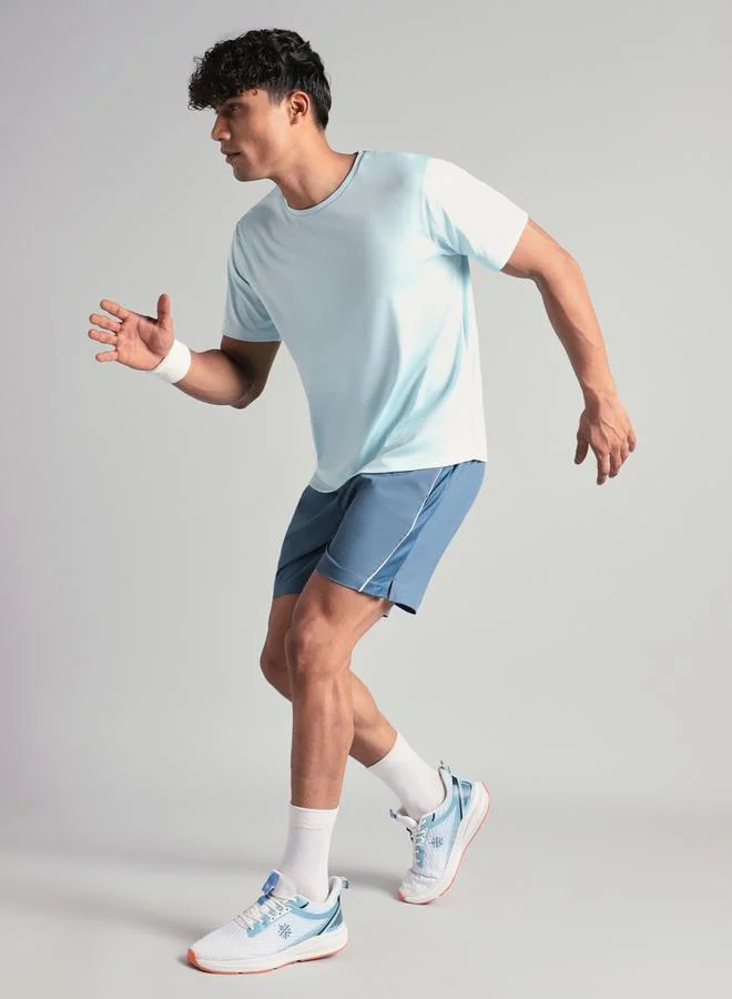 Cult Men Blue Runners Sprint Shorts