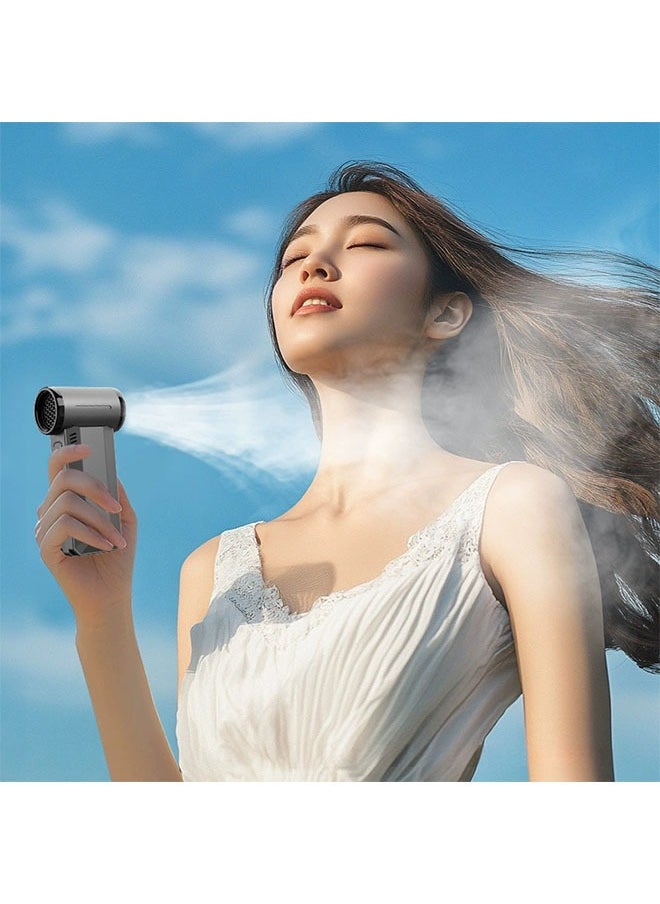 DAREU High-Speed Handheld Blower and Vacuum – 130,000 RPM Turbo Fan with Brushless Motor, 4000mAh Rechargeable Battery – Wireless, Strong Airflow for Cleaning Dust, Inflating, and Cooling – Adjustable Speed  - Image 3
