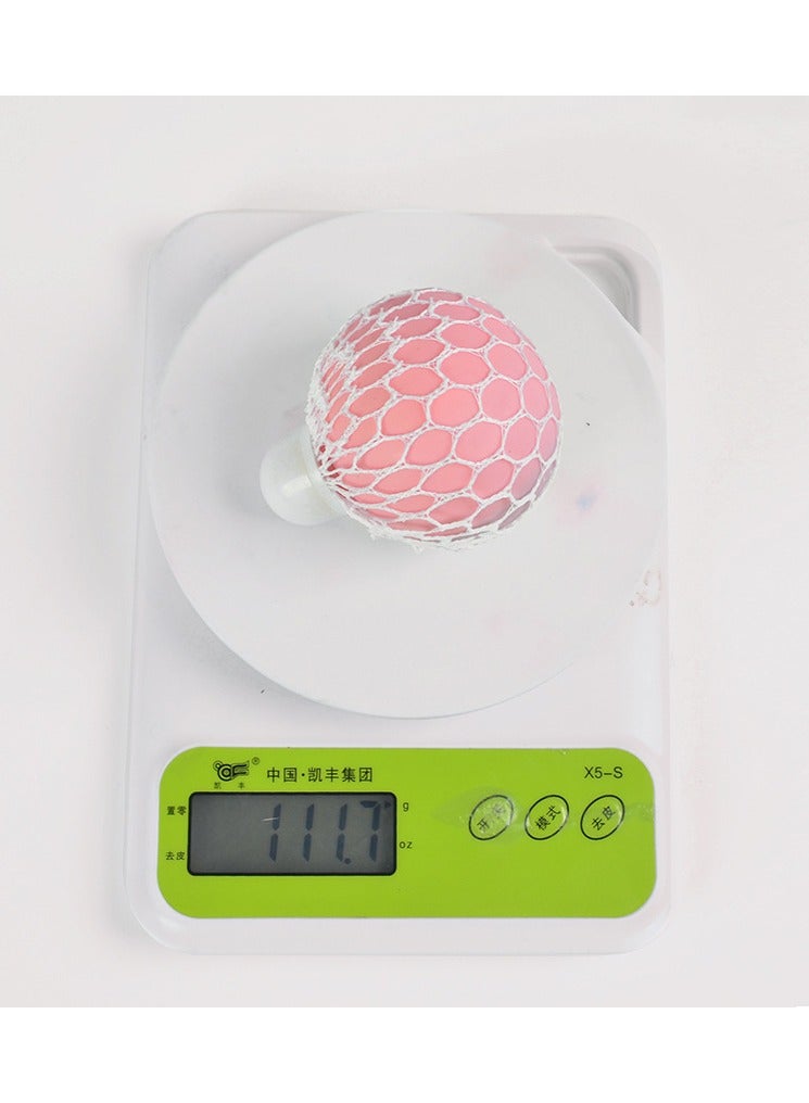 Stress Balls for Kids Fidget Toys Adults Mesh Grape Stress Ball  Squishy Toys Fidget Squish Dough Ball Autism Sensory Toys for Autistic Children Stress Relief Toy Party Favors  - Image 3