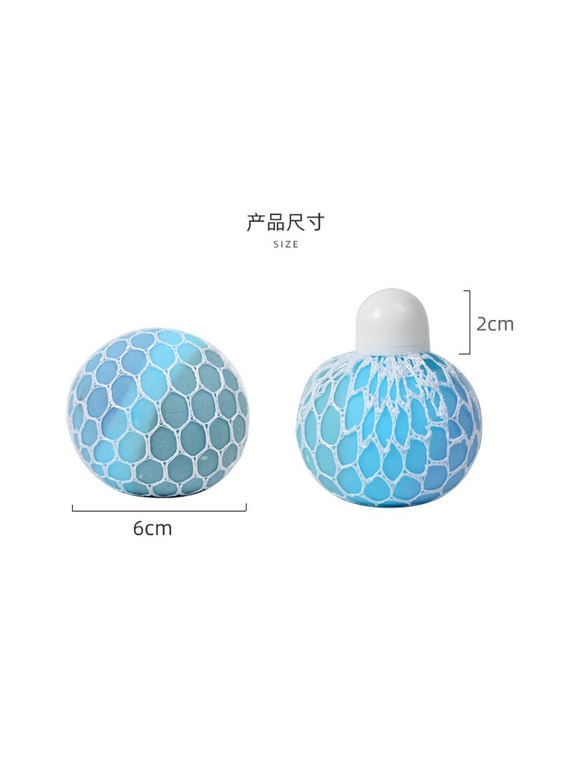 Stress Balls for Kids Fidget Toys Adults Mesh Grape Stress Ball  Squishy Toys Fidget Squish Dough Ball Autism Sensory Toys for Autistic Children Stress Relief Toy Party Favors  - Image 5