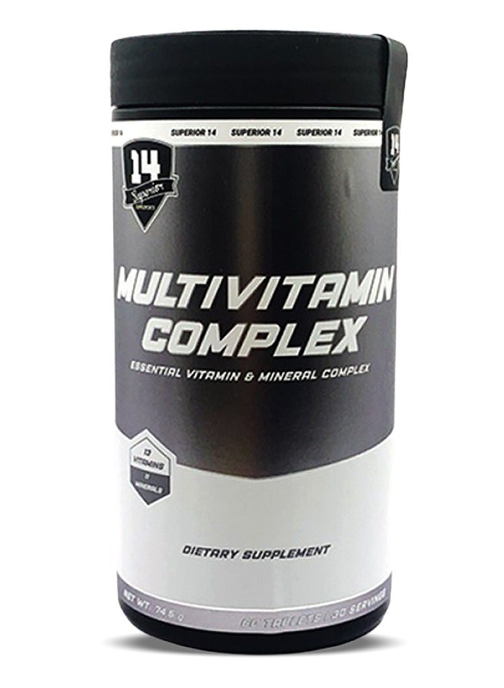 Multivitamin Complex, 60 Tablets – Daily Vitamins & Minerals for Energy, Immunity & Overall Wellness for Men & Women