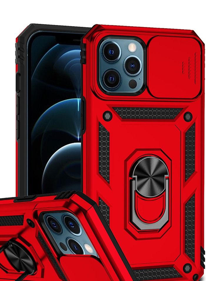 Loquat Suitable For IPhone Ring Holder Push Window Phone Case - Image 1