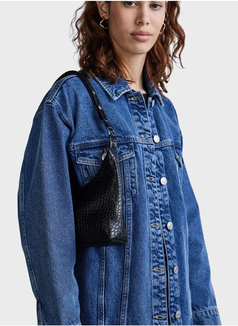 PIECES Pcmaggi Croco Crossbody Bag