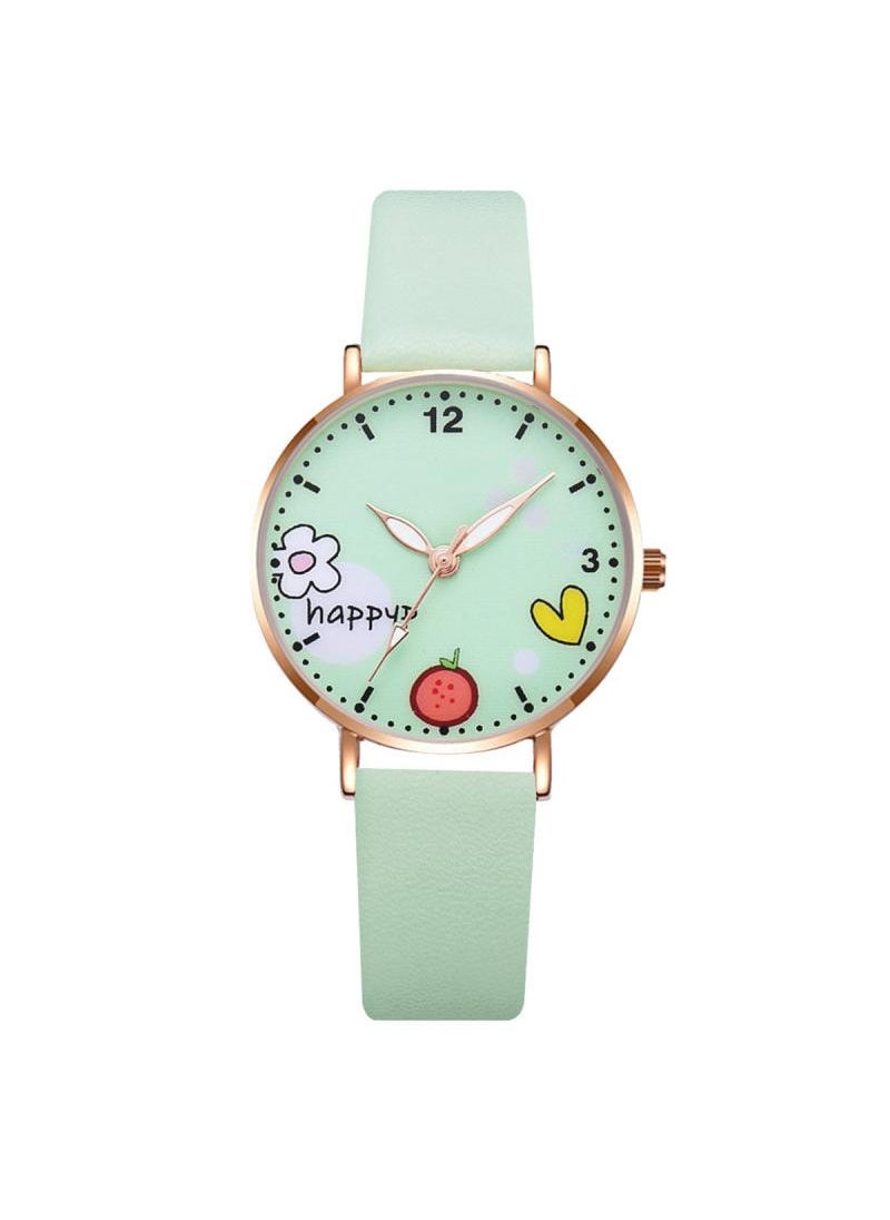 GAIETY Student Girl Pu Band Watch Bracelet Combination Suit  - Image 2