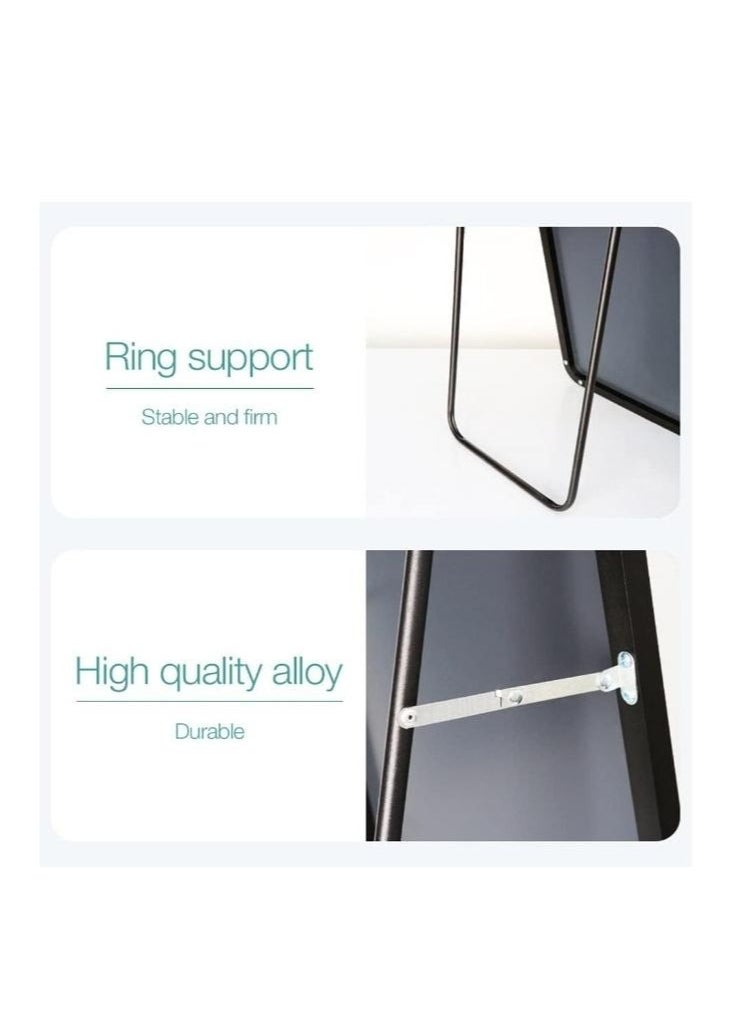 Generic - Arched Full Length Mirror  Floor Big Standing Mirror, Against Wall for Bedroom,Dressing and Wall-Mounted Thin Frame Mirror - Image 1
