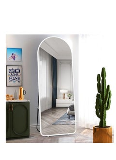 Generic Arched Full Length Mirror  Floor Big Standing Mirror, Against Wall for Bedroom,Dressing and Wall-Mounted Thin Frame Mirror  - Image 3