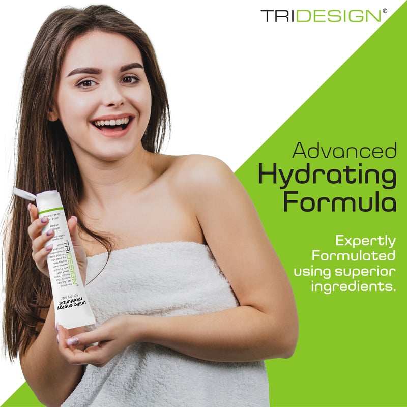 TRIDESIGN Unific Energy Moisturizer Conditioner â€“ Leave In Conditioner for Curly Hair, Anti Frizz Hair Serum & Deep Conditioner for Dry, Damaged Hair â€“ Frizz Control & Hair Care Solution â€“ 6 oz Tube - Image 4