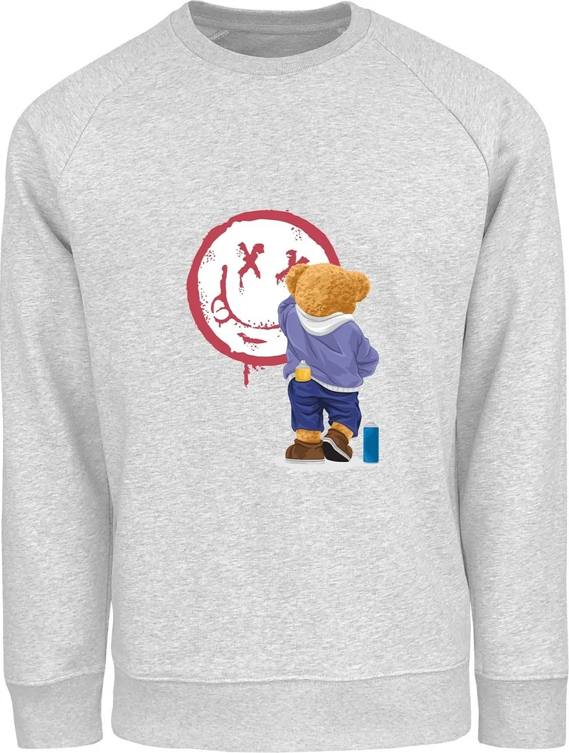 ادا بيبيك تشوكوك Ada Baby Kids Oversize Painter Bear Printed Kids Sweatshirt
