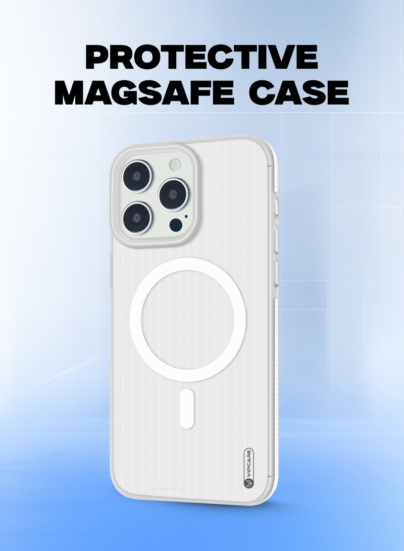 رعاية كبار الشخصيات جراب كمبيوتر شخصي لهاتف iPhone 16 Pro مع جراب شحن مغناطيسي من Magcase مقاوم للخدش لحماية الكاميرا من السيليكون لهاتف iPhone 16 Pro - Image 2