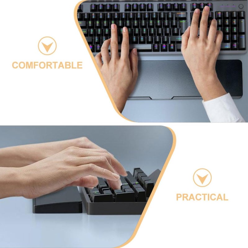 Multifunction Keyboard Wrist Rest with Soft Padding and Storage Box Ergonomic Typing Wrist Pad for Desk Use for Computer Keyboard - Image 3