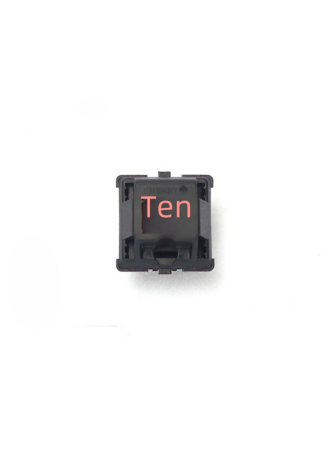 Cherry Axis Mx Switch Black Red Tea Green White Milk Green Segment Gray Linear Gray Silent Red Silent Black Axis-Color:cherry Black Shaft