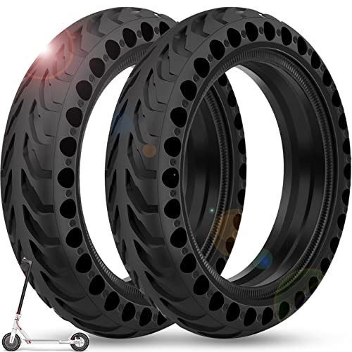 BANGTING 2PCS 8.5x2 inches Solid Tires for Electric Scooter, 8 1/2 x2 Tire for Gotrax GXL V2 / XR/APEX, 50/75-6.1 Tire Replacement for Xiaomi Pro 2 / M365 / 1S and All 8.5'' Scooter Tires - Image 1