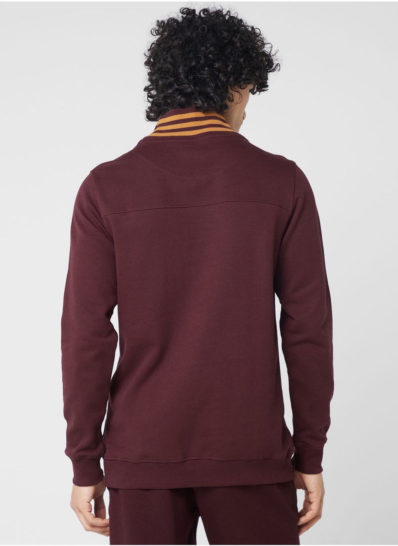 Lee Cooper - Logo High Neck Sweatshirt - Image 1