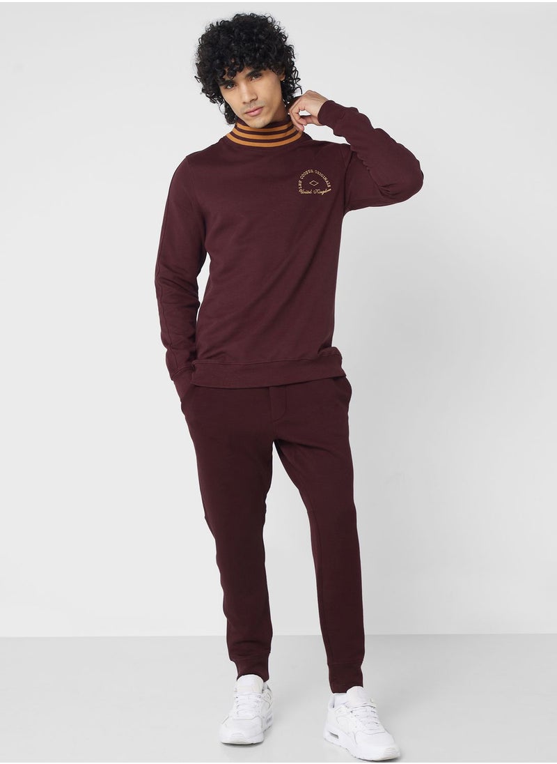Lee Cooper - Logo High Neck Sweatshirt - Image 1