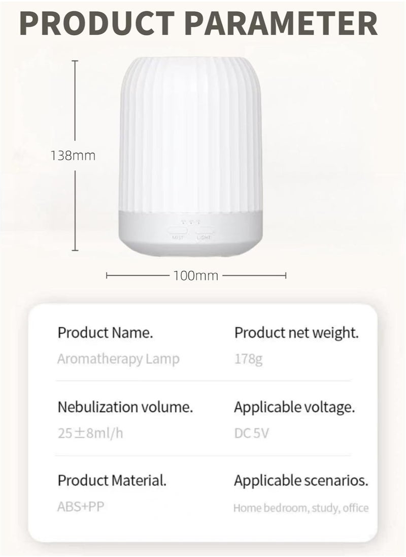 Aromatherapy Diffusers，Essential Oil Diffuser,humidifier Home essential oil aromatherapy with Auto Shut-Off Function for Office Home bedroom living room (multicolor,250ml)