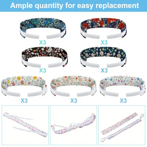 Geiserailie 21 Pcs Tracheostomy Tube Holder Adjustable Tracheostomy Supplies Tube Holder Soft Reusable Tracheostomy Care Kits for Men and Women, One Size Fits Most People - Image 3