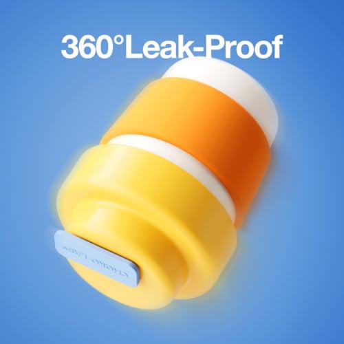 CHAKO LAB Insulated Travel Coffee Mug, Double vacuum wall,Easy to Grip,BPA free,Yellow lid,14 OZ - Image 4