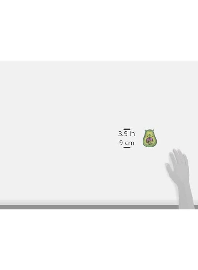 Amscan Glittery Avocato Sticker ; Extra Large ; Multicolor ; 1 Pc. - Image 2