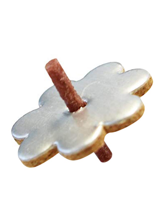 Ner Mitzvah Flower Shaped Floating Wicks - 100 Count For Oil Cups Multicolour 1.4X2.4X1.4 inch - Image 1