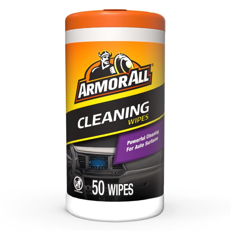 Armor All Car Cleaning Wipes Wipes for Car Interior and Car Exterior 50 Wipes Each - Image 2