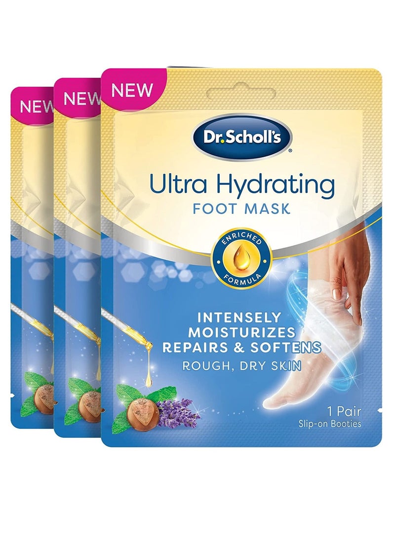 Dr. Scholl's Ultra Hydrating Foot Peel Mask 3 Pack 