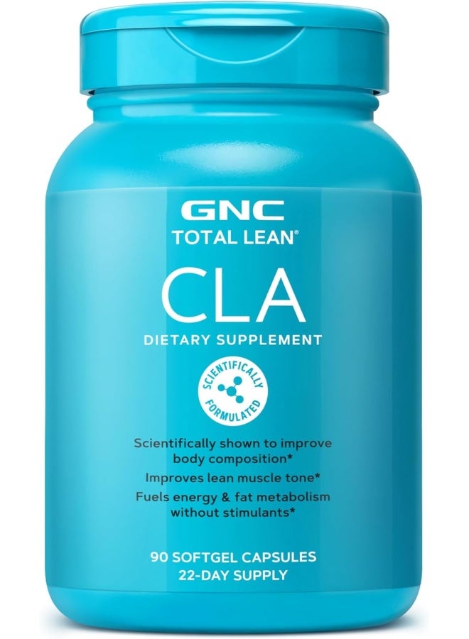 GNC Total Lean Cla Nutritional Supplement - 90 Soft Gels - Image 1
