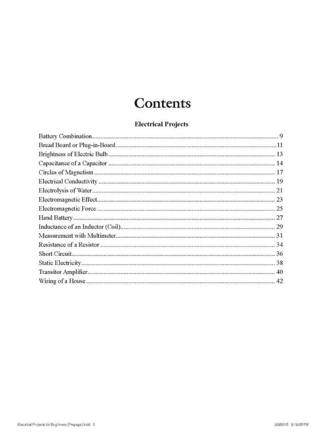 null - Electrical Projects for Beginners: New Projects for High School Students - Image 1